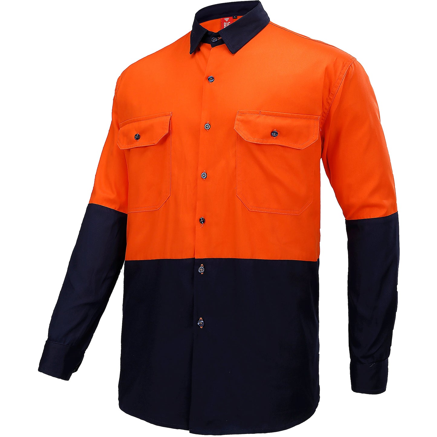 "Custom Hi Vis Long Sleeve Safety Shirt – Add Logo Printing & Embroidery | NS Promo - NS PROMO"