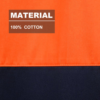 "Custom Hi Vis Long Sleeve Safety Shirt – Add Logo Printing & Embroidery | NS Promo - NS PROMO"