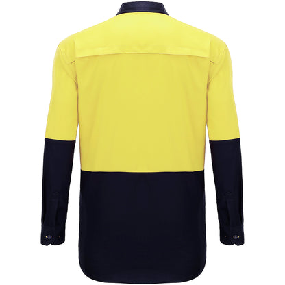 "Custom Hi Vis Long Sleeve Safety Shirt – Add Logo Printing & Embroidery | NS Promo - NS PROMO"