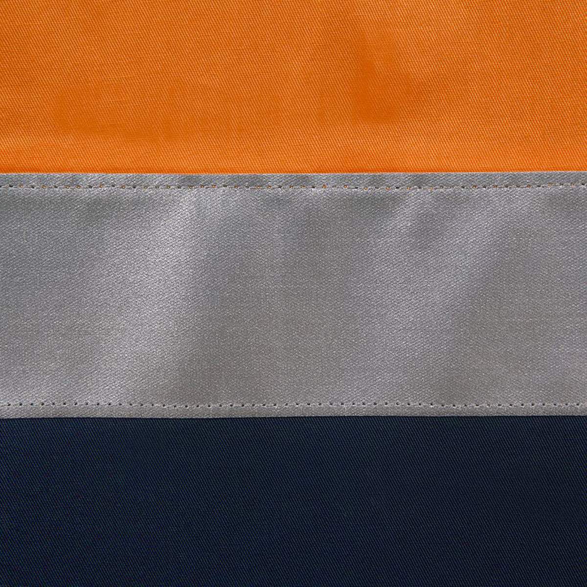 "Custom Hi Vis Work Shirt – Long Sleeve with Reflective Tape, Add Your Logo | NS Promo - NS PROMO"