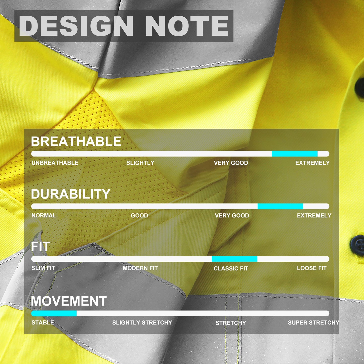 "Custom Hi Vis Work Shirt – Long Sleeve with Reflective Tape, Add Your Logo | NS Promo - NS PROMO"