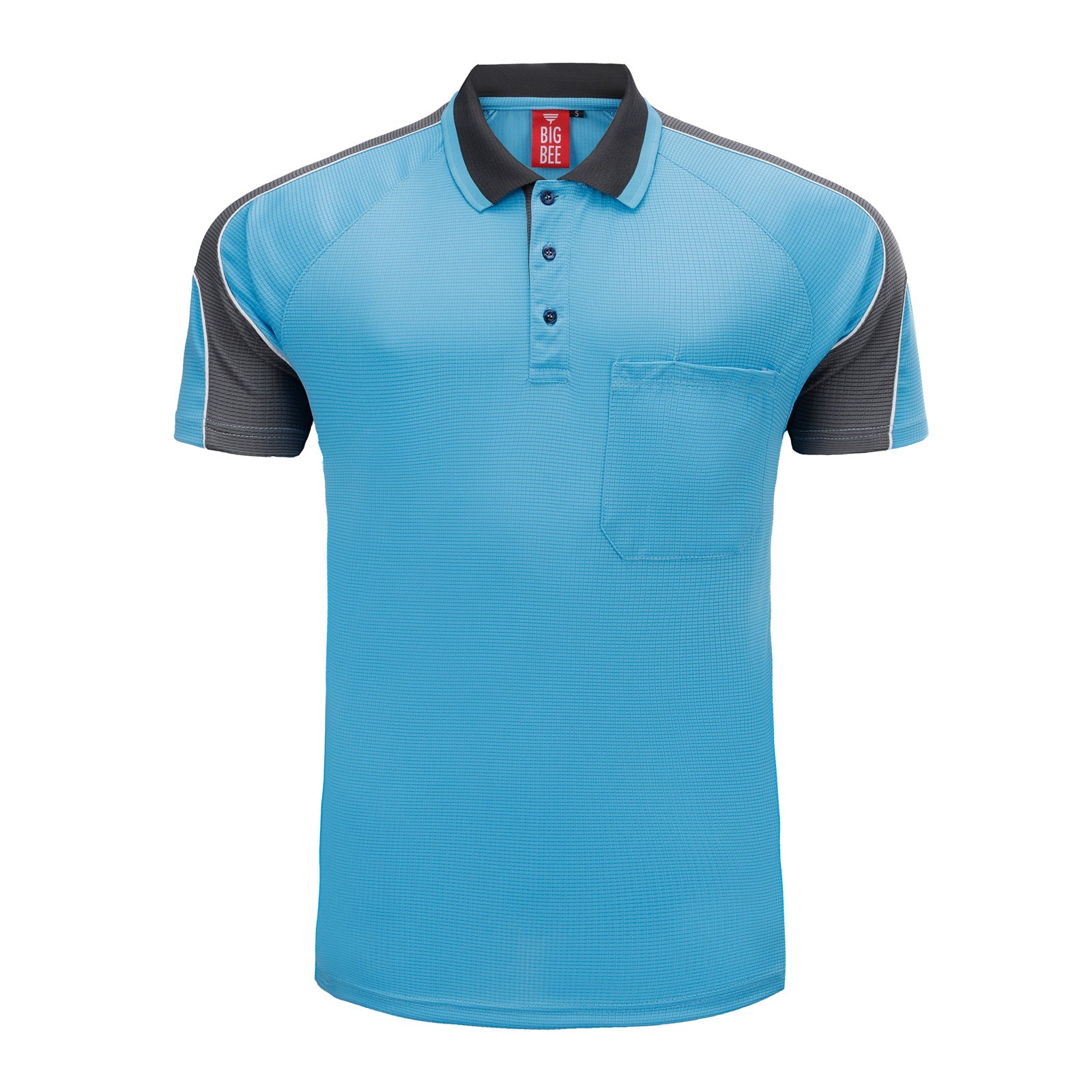 "Custom Mens Short Sleeve Panel Polo – Logo Printing & Embroidery | NS Promo - NS PROMO"