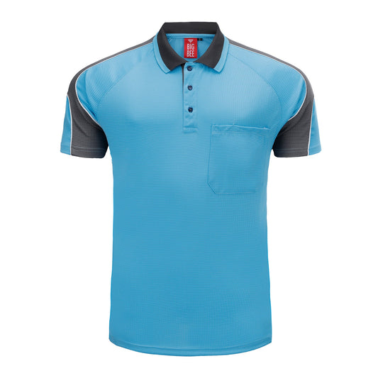 "Custom Mens Short Sleeve Panel Polo – Logo Printing & Embroidery | NS Promo - NS PROMO"
