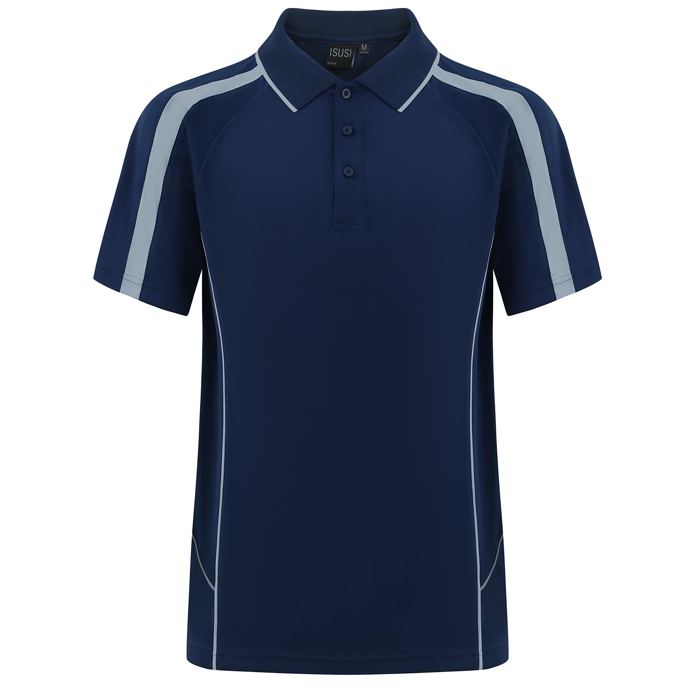 "Custom ISUSI Flow Mens Polo – Short Sleeve Logo Printing & Embroidery | NS Promo - NS PROMO"