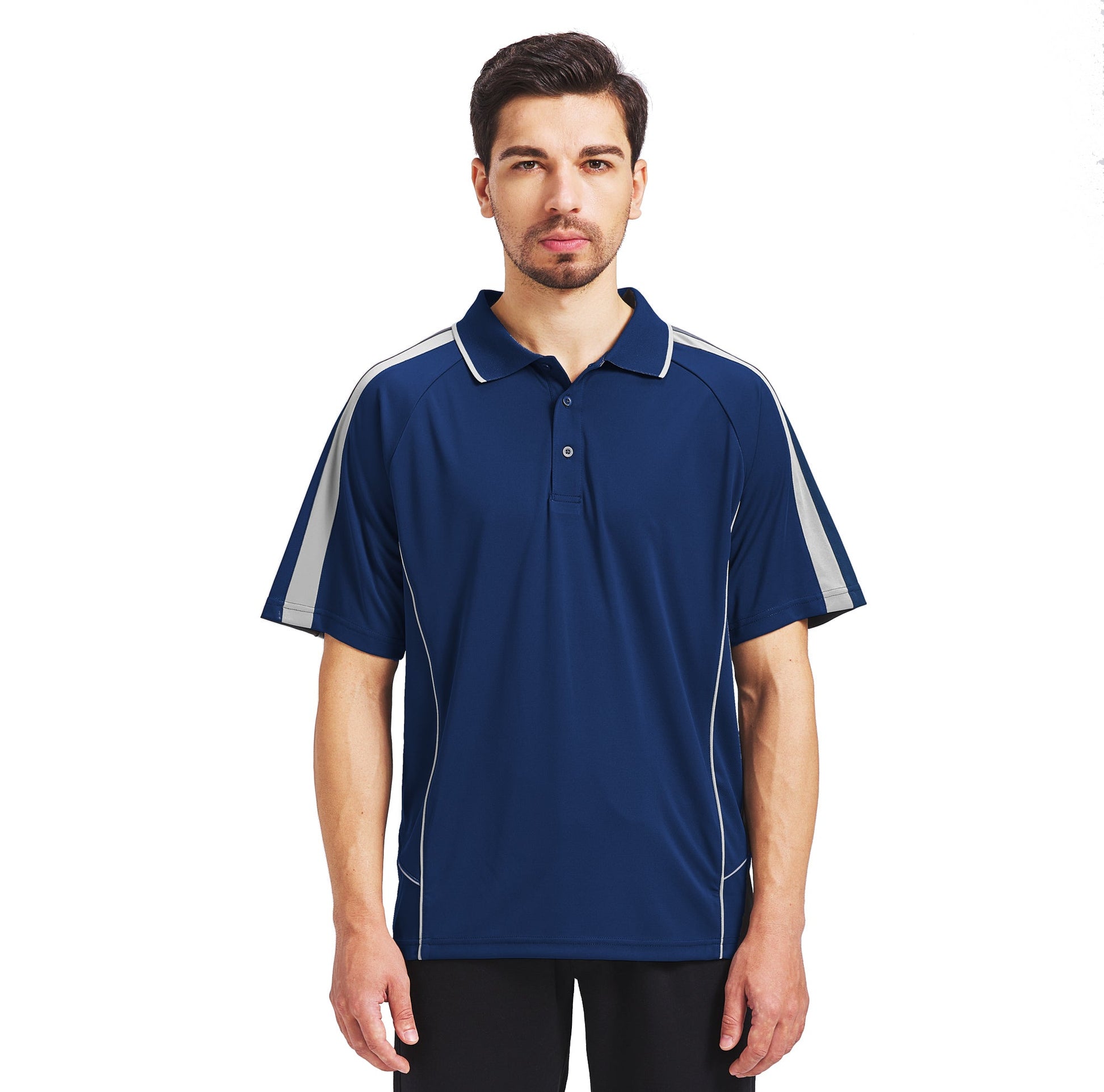 "Custom ISUSI Flow Mens Polo – Short Sleeve Logo Printing & Embroidery | NS Promo - NS PROMO"