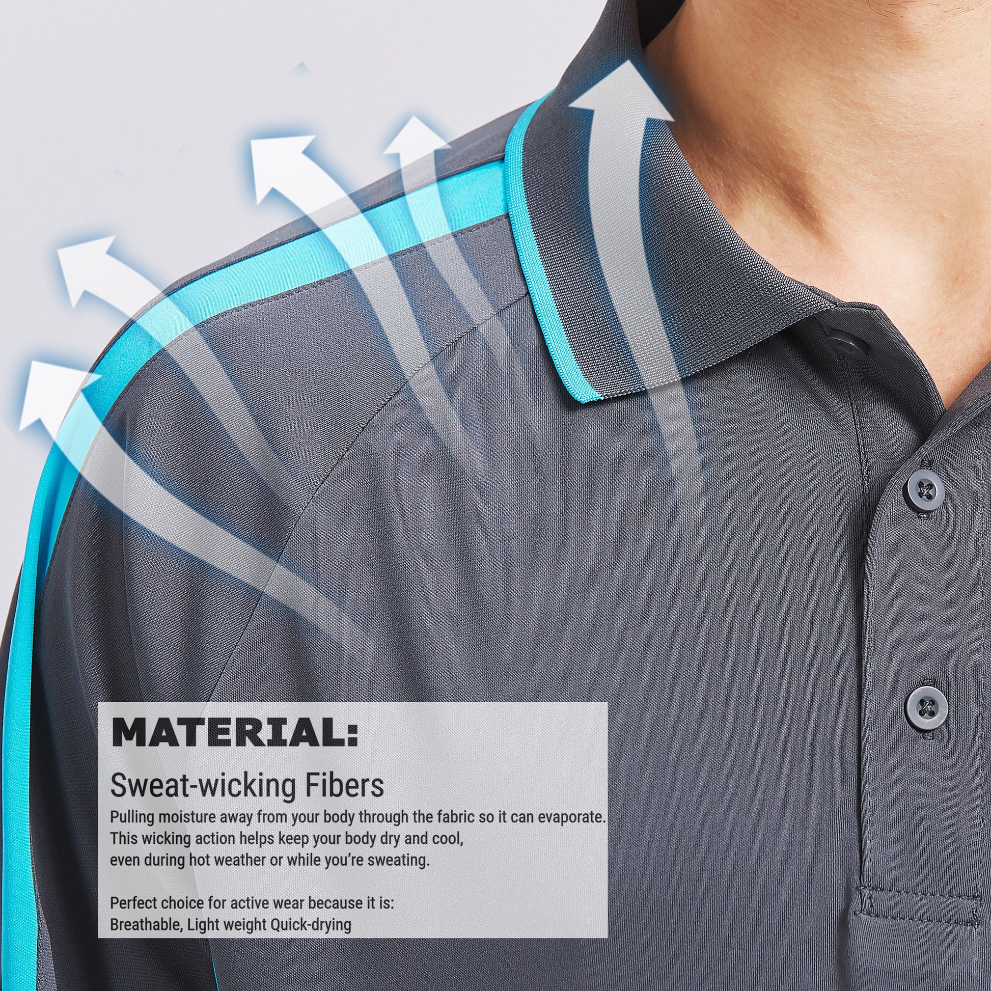 "Custom ISUSI Flow Mens Polo – Short Sleeve Logo Printing & Embroidery | NS Promo - NS PROMO"