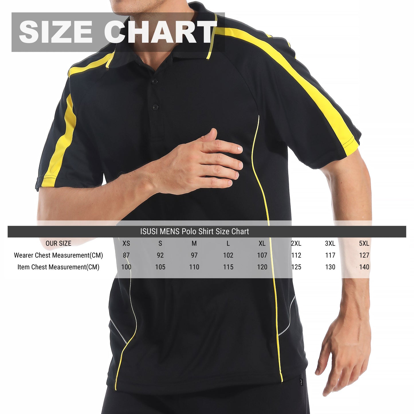 "Custom ISUSI Flow Mens Polo – Short Sleeve Logo Printing & Embroidery | NS Promo - NS PROMO"