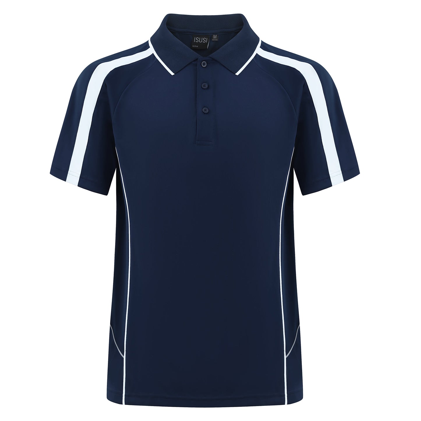 "Custom ISUSI Flow Mens Polo – Short Sleeve Logo Printing & Embroidery | NS Promo - NS PROMO"