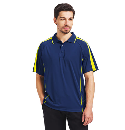 "Custom ISUSI Flow Mens Polo – Short Sleeve Logo Printing & Embroidery | NS Promo - NS PROMO"