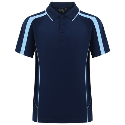 "Custom ISUSI Flow Mens Polo – Short Sleeve Logo Printing & Embroidery | NS Promo - NS PROMO"