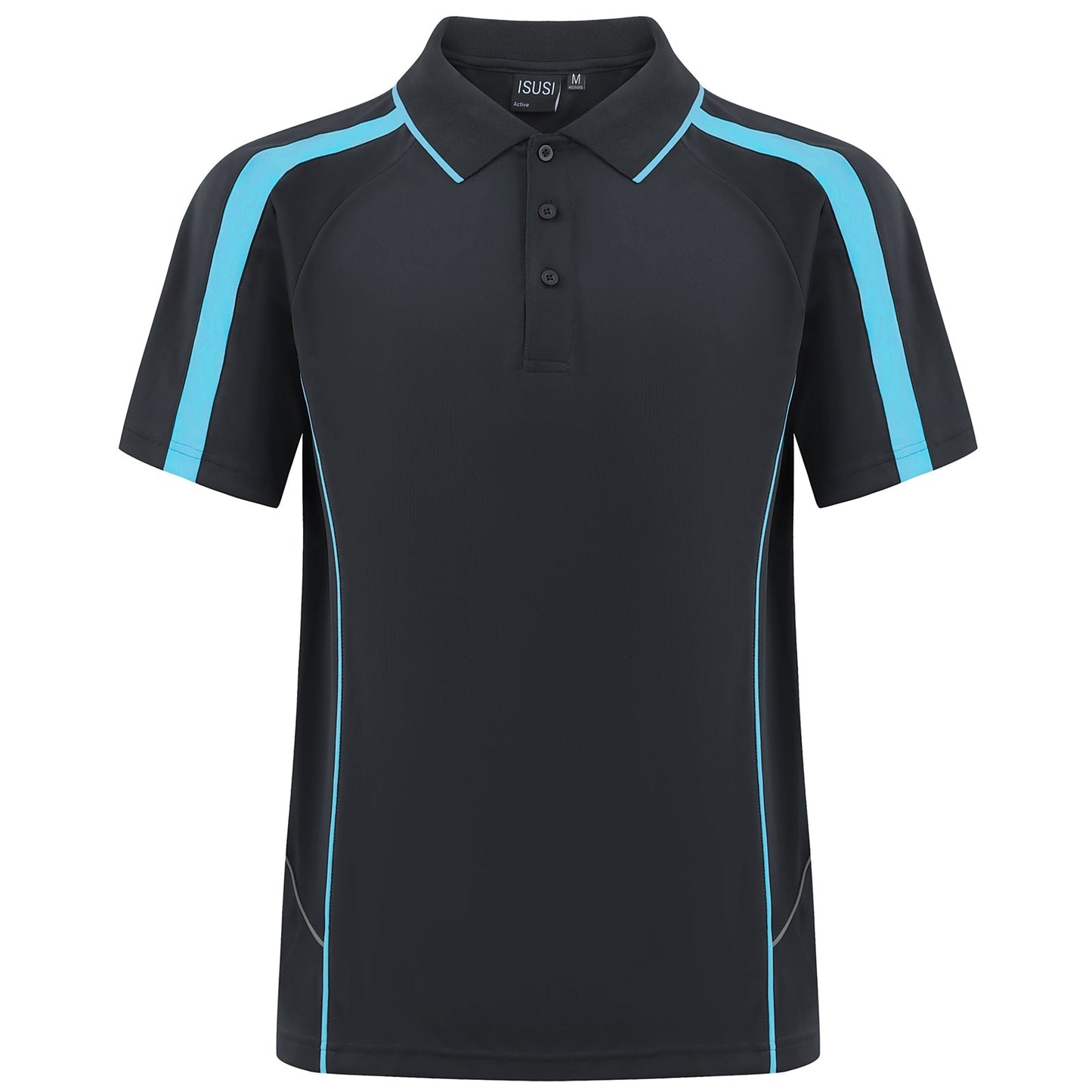 "Custom ISUSI Flow Mens Polo – Short Sleeve Logo Printing & Embroidery | NS Promo - NS PROMO"