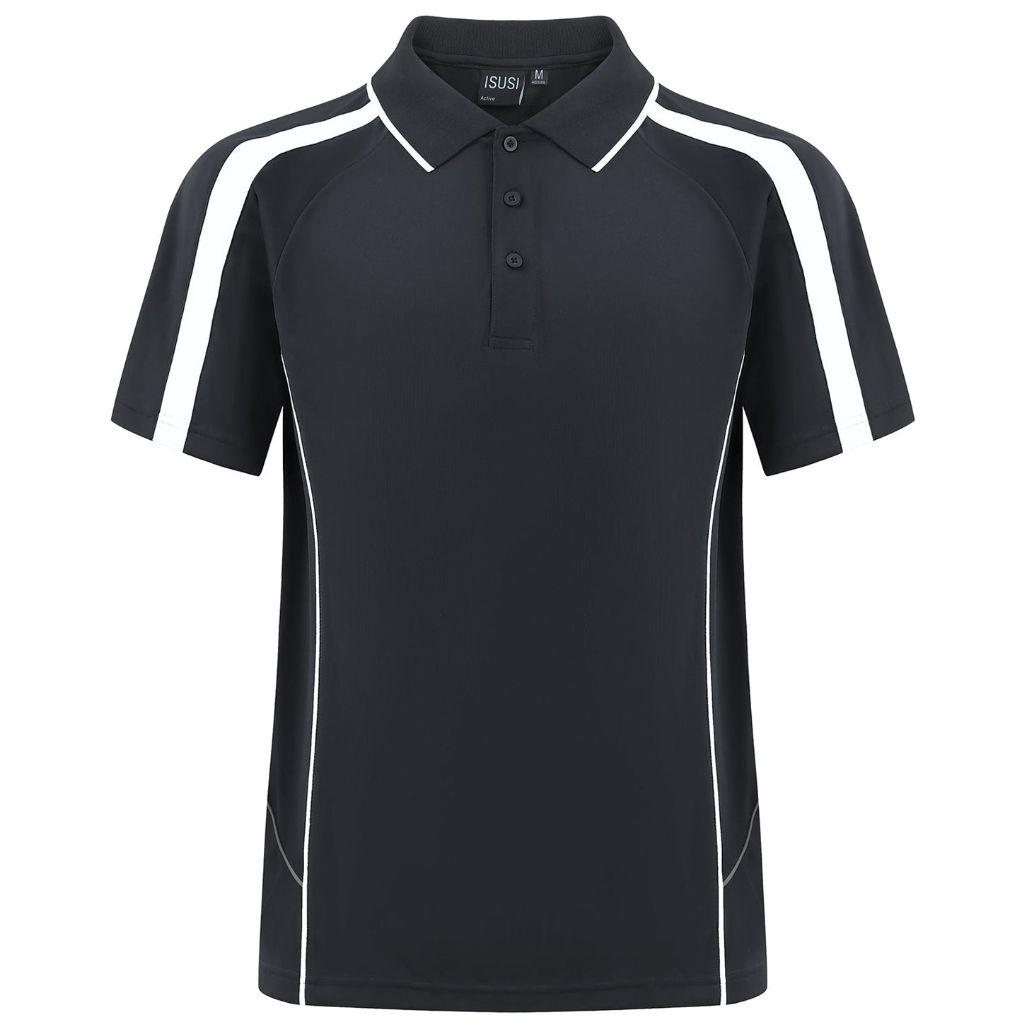 "Custom ISUSI Flow Mens Polo – Short Sleeve Logo Printing & Embroidery | NS Promo - NS PROMO"