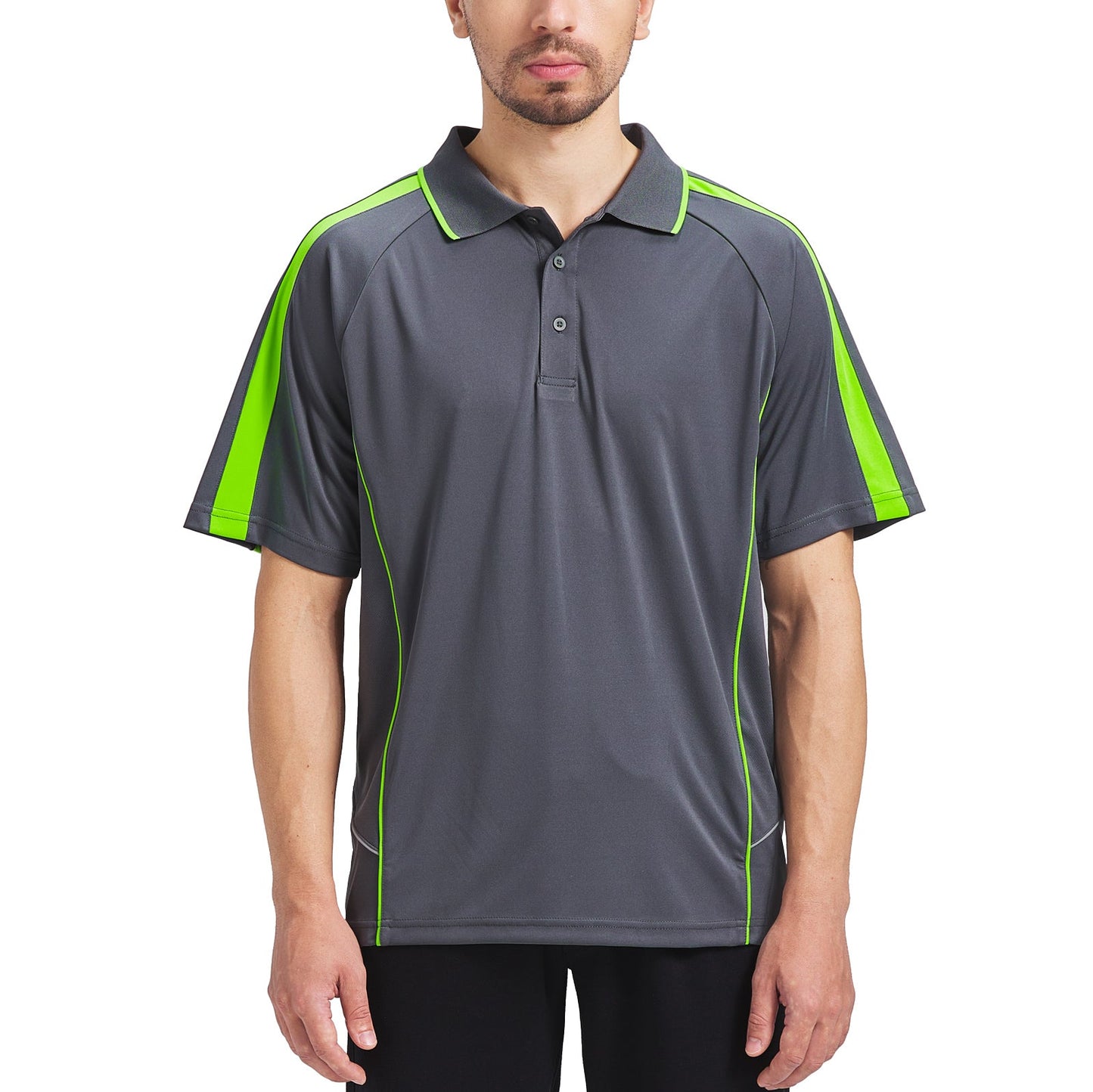 "Custom ISUSI Flow Mens Polo – Short Sleeve Logo Printing & Embroidery | NS Promo - NS PROMO"