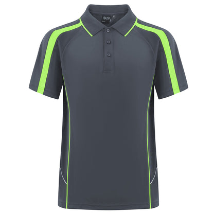 "Custom ISUSI Flow Mens Polo – Short Sleeve Logo Printing & Embroidery | NS Promo - NS PROMO"
