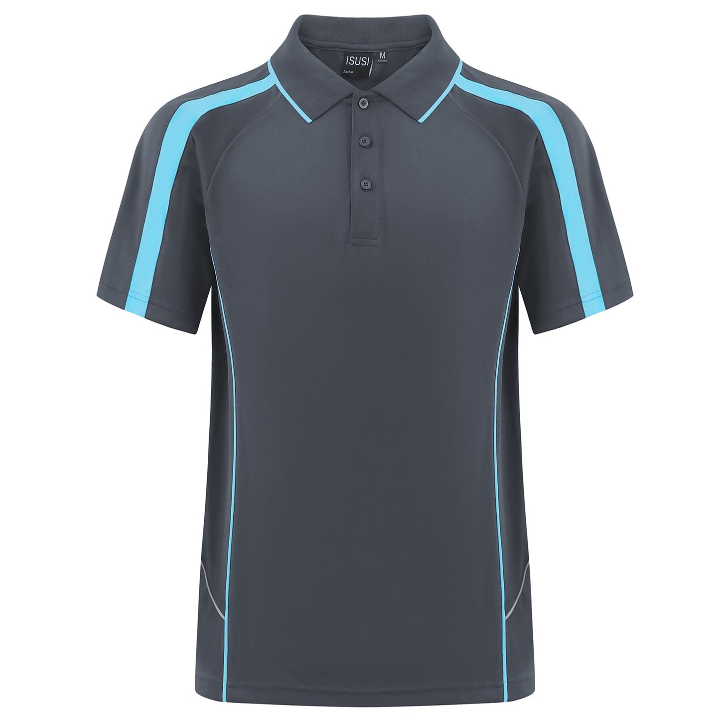 "Custom ISUSI Flow Mens Polo – Short Sleeve Logo Printing & Embroidery | NS Promo - NS PROMO"