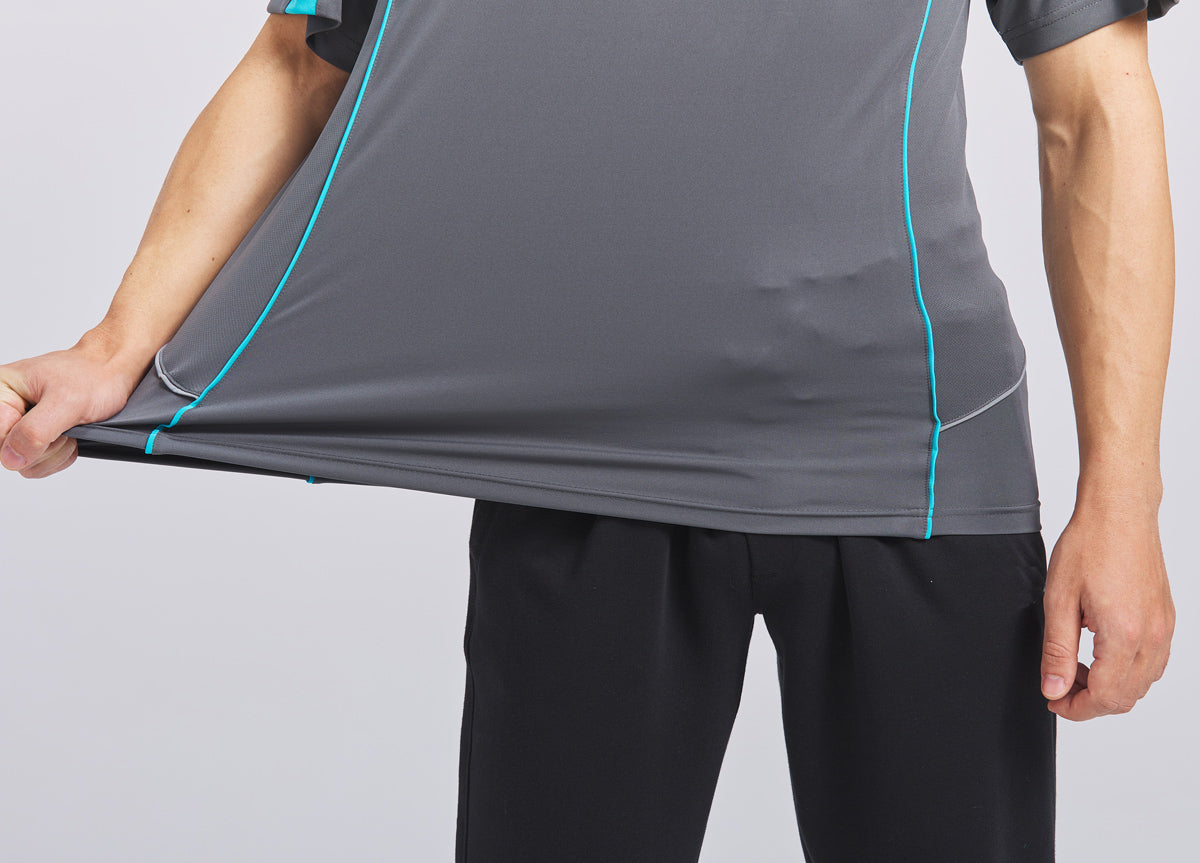 "Custom ISUSI Flow Mens Polo – Short Sleeve Logo Printing & Embroidery | NS Promo - NS PROMO"