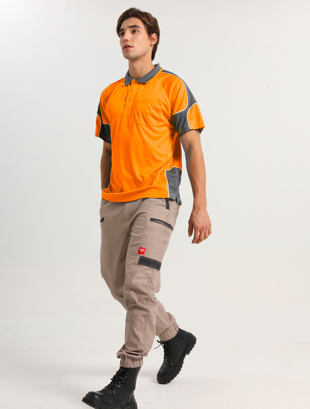 "Custom Hi Vis Short Sleeve Polo – Add Your Logo Printing | NS Promo - NS PROMO"