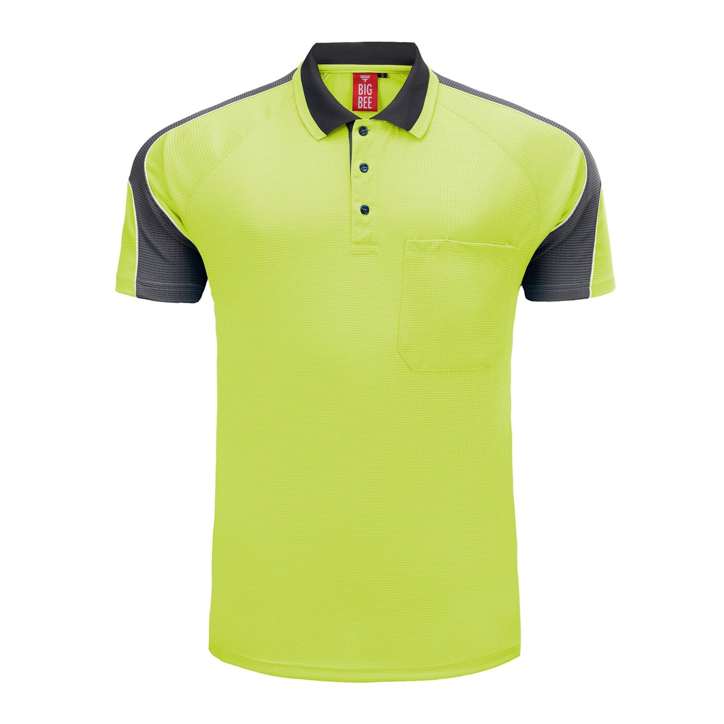 "Custom Hi Vis Short Sleeve Polo – Add Your Logo Printing | NS Promo - NS PROMO"