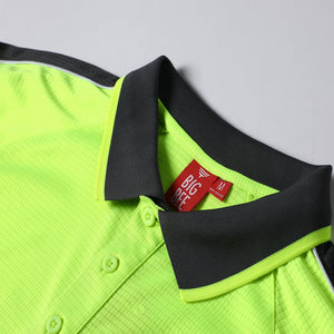 "Custom Hi Vis Short Sleeve Polo – Add Your Logo Printing | NS Promo - NS PROMO"