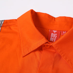 "Custom Mens Rail Compliant Hi Vis X Back Work Shirt – Add Your Logo | NS Promo - NS PROMO"