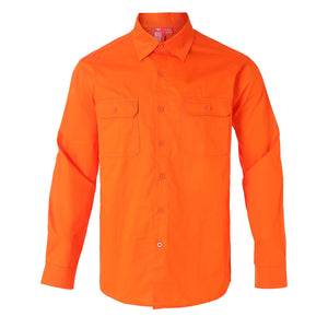 "Custom Mens Hi Vis Lightweight Work Shirt – Logo Printing & Embroidery | NS Promo - NS PROMO"