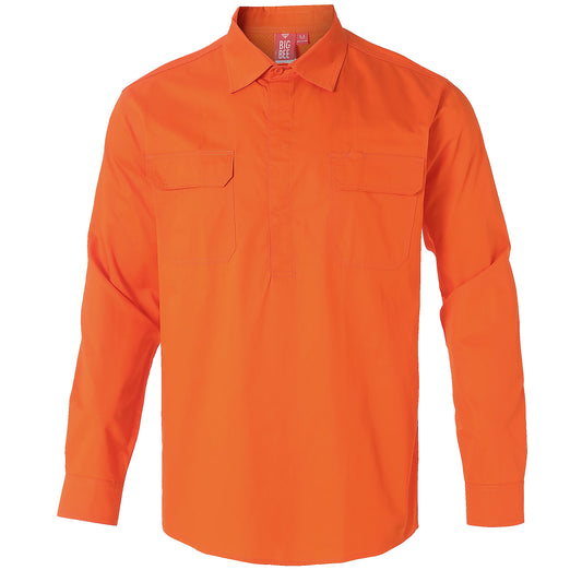 "Custom Mens Hi Vis Closed Front Work Shirt – Logo Printing & Embroidery | NS Promo - NS PROMO"