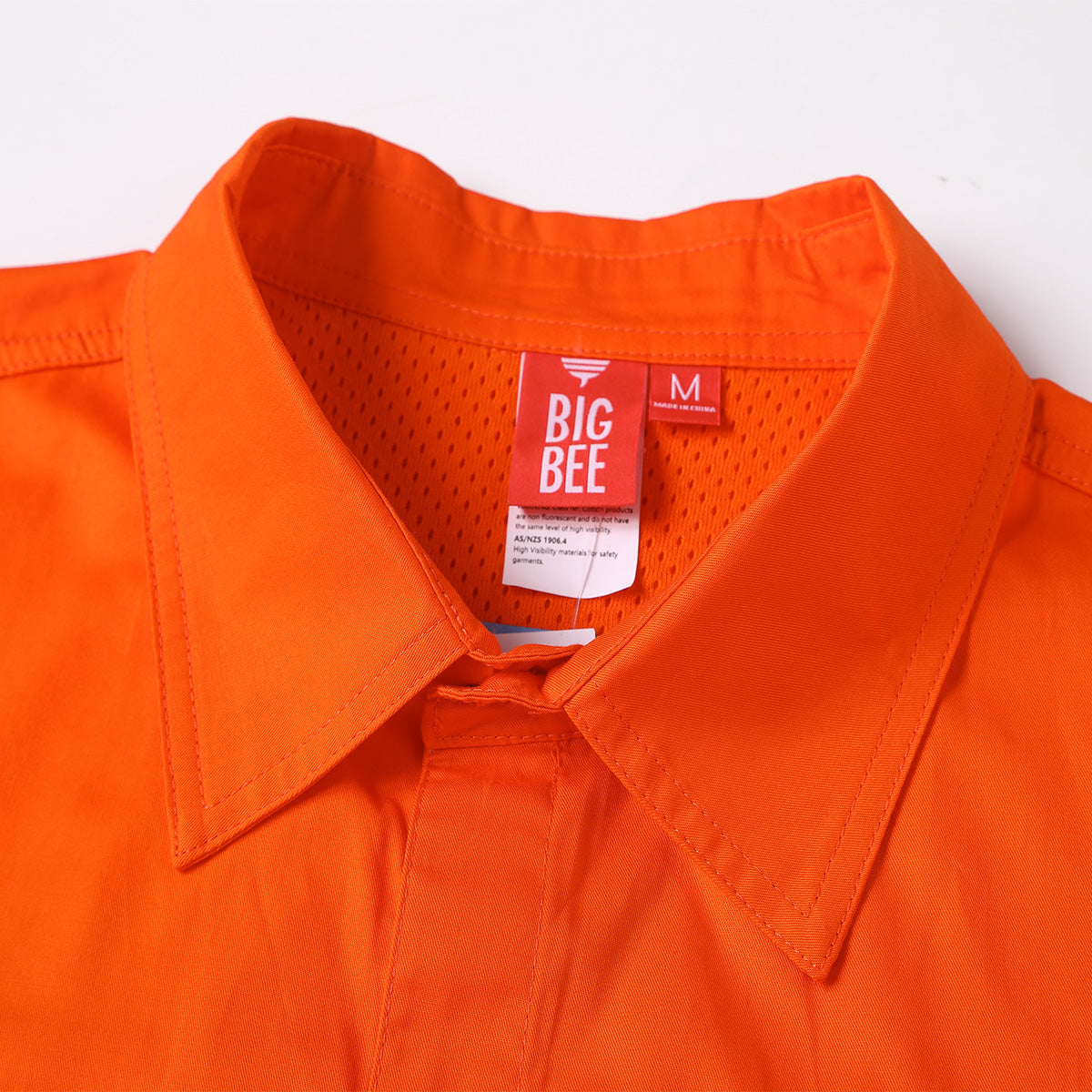 "Custom Mens Hi Vis Closed Front Work Shirt – Logo Printing & Embroidery | NS Promo - NS PROMO"