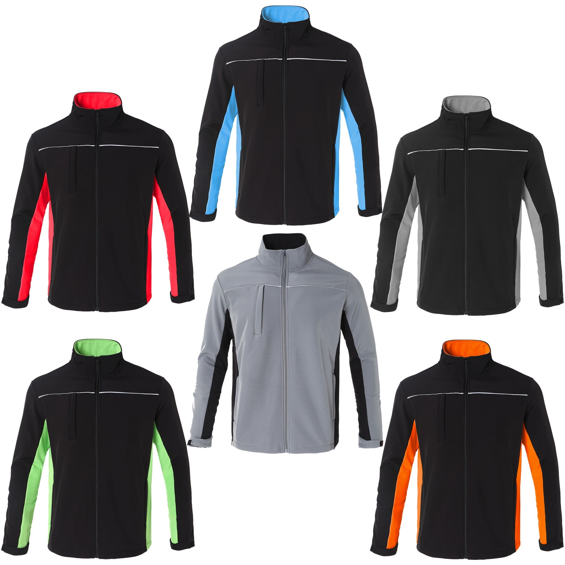 "Custom Softshell Jacket Add Your Logo – Big Bee Panel Design - NS PROMO"