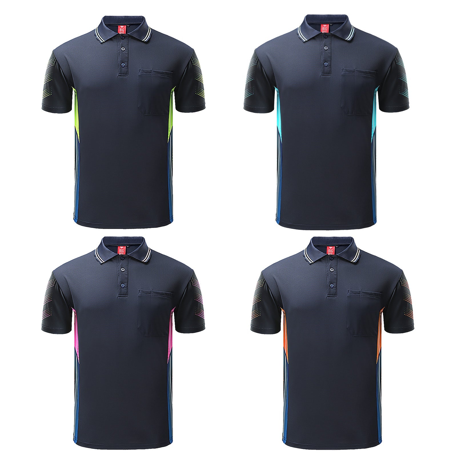 "Custom Mens Hi Vis Short Sleeve Polo – Add Your Logo Printing | NS Promo - NS PROMO"