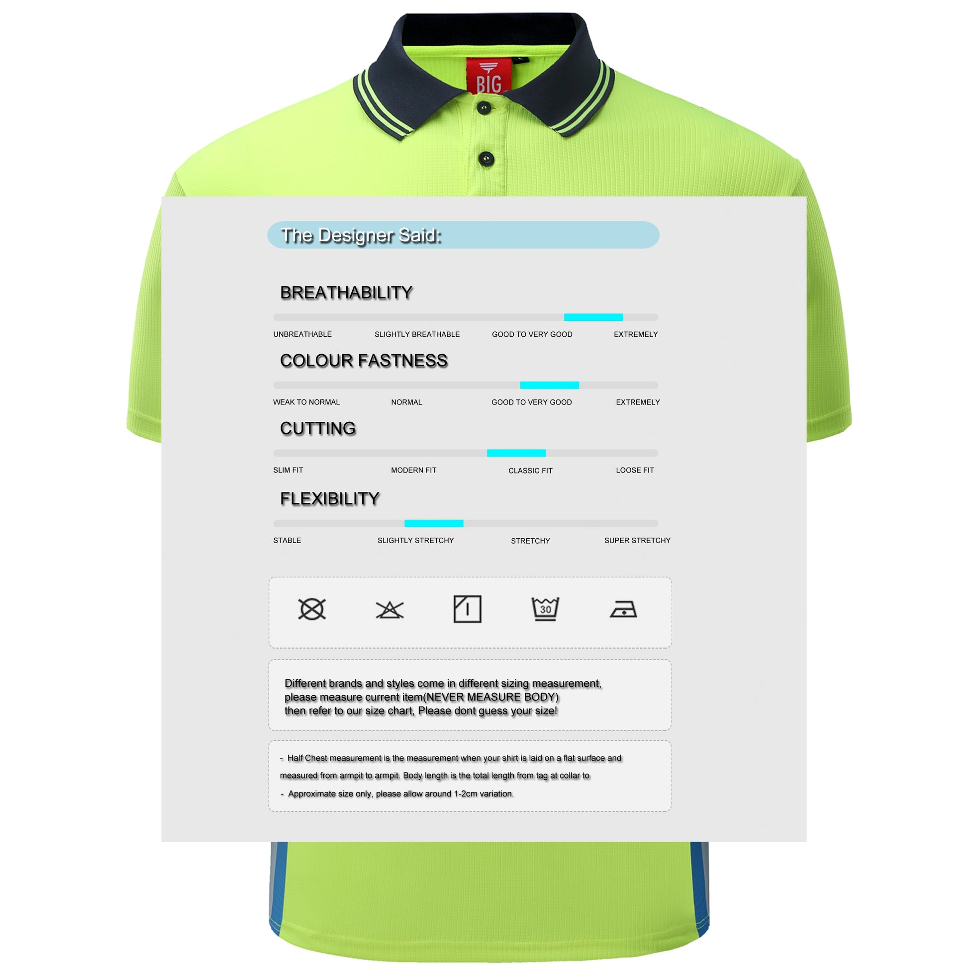 "Custom Hi Vis Tech-Vent Short Sleeve Polo – Add Your Logo | NS Promo - NS PROMO"