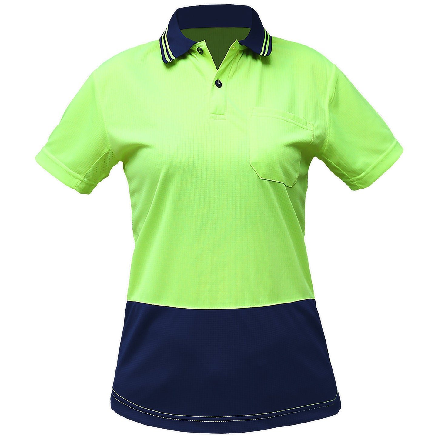 "Custom Womens Hi Vis Short Sleeve Polo – Orange, Yellow, Pink | NS Promo - NS PROMO"