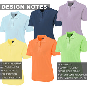 "Custom Womens Everyday Polo – Add Your Logo Printing & Embroidery | NS Promo - NS PROMO"