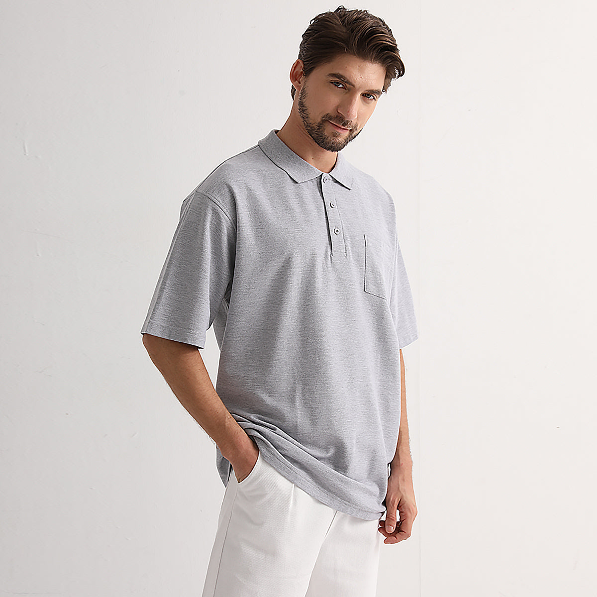"Custom Mens Everyday Polo with Pocket – Logo Printing & Embroidery | NS Promo - NS PROMO"