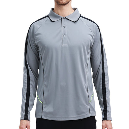 "Custom ISUSI Flow Mens Long Sleeve Polo – Logo Printing & Embroidery | NS Promo - NS PROMO"