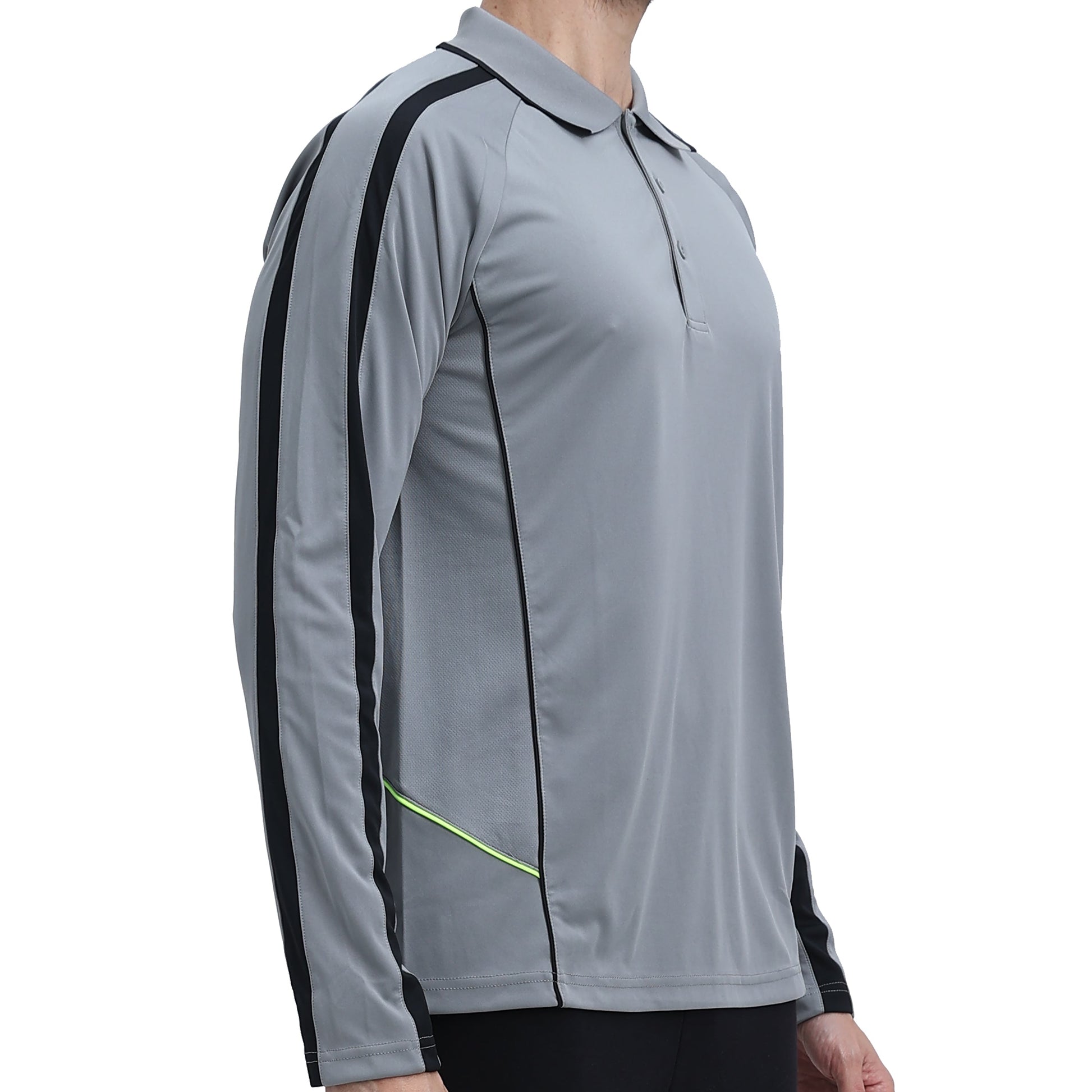 "Custom ISUSI Flow Mens Long Sleeve Polo – Logo Printing & Embroidery | NS Promo - NS PROMO"