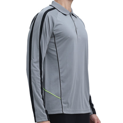 "Custom ISUSI Flow Mens Long Sleeve Polo – Logo Printing & Embroidery | NS Promo - NS PROMO"