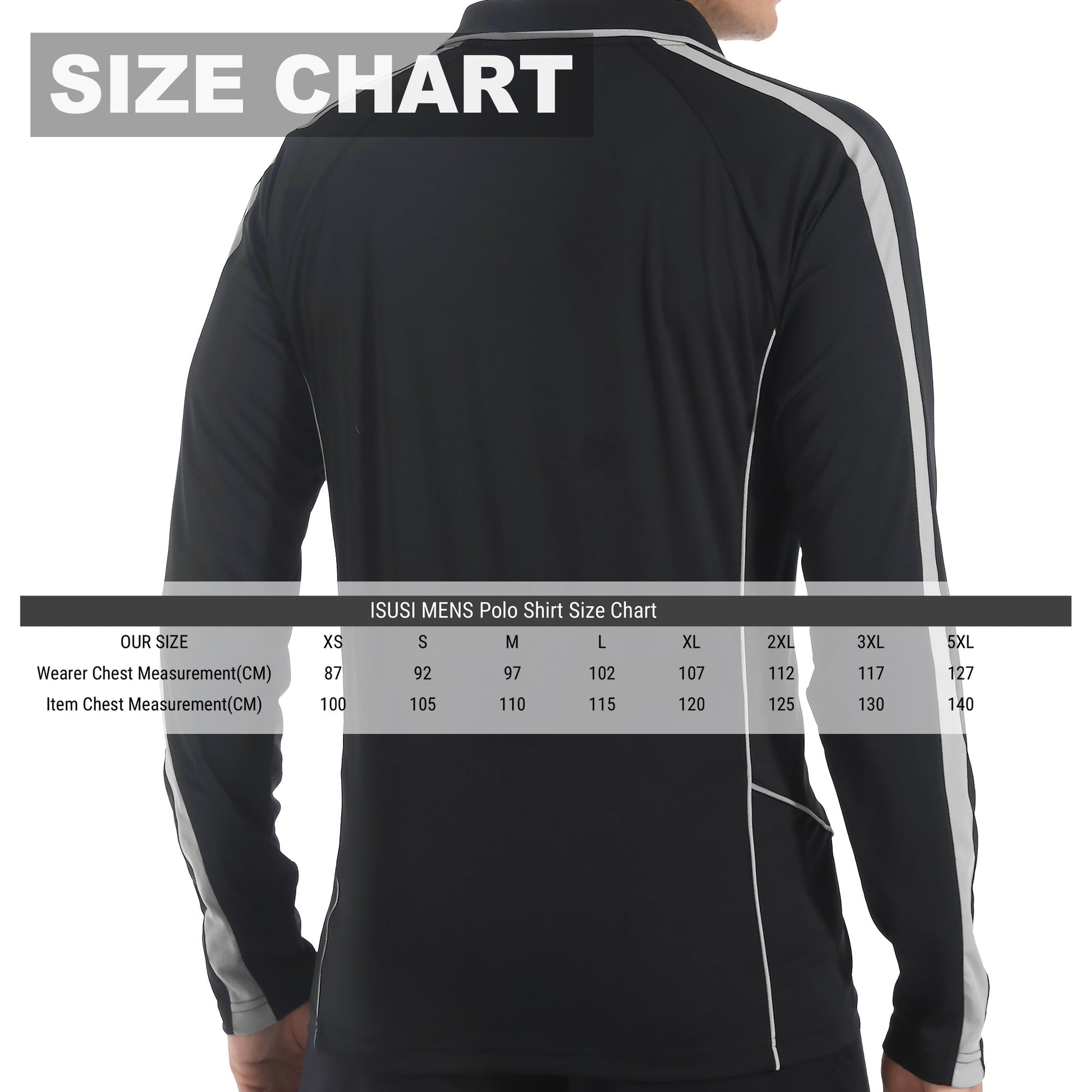 "Custom ISUSI Flow Mens Long Sleeve Polo – Logo Printing & Embroidery | NS Promo - NS PROMO"