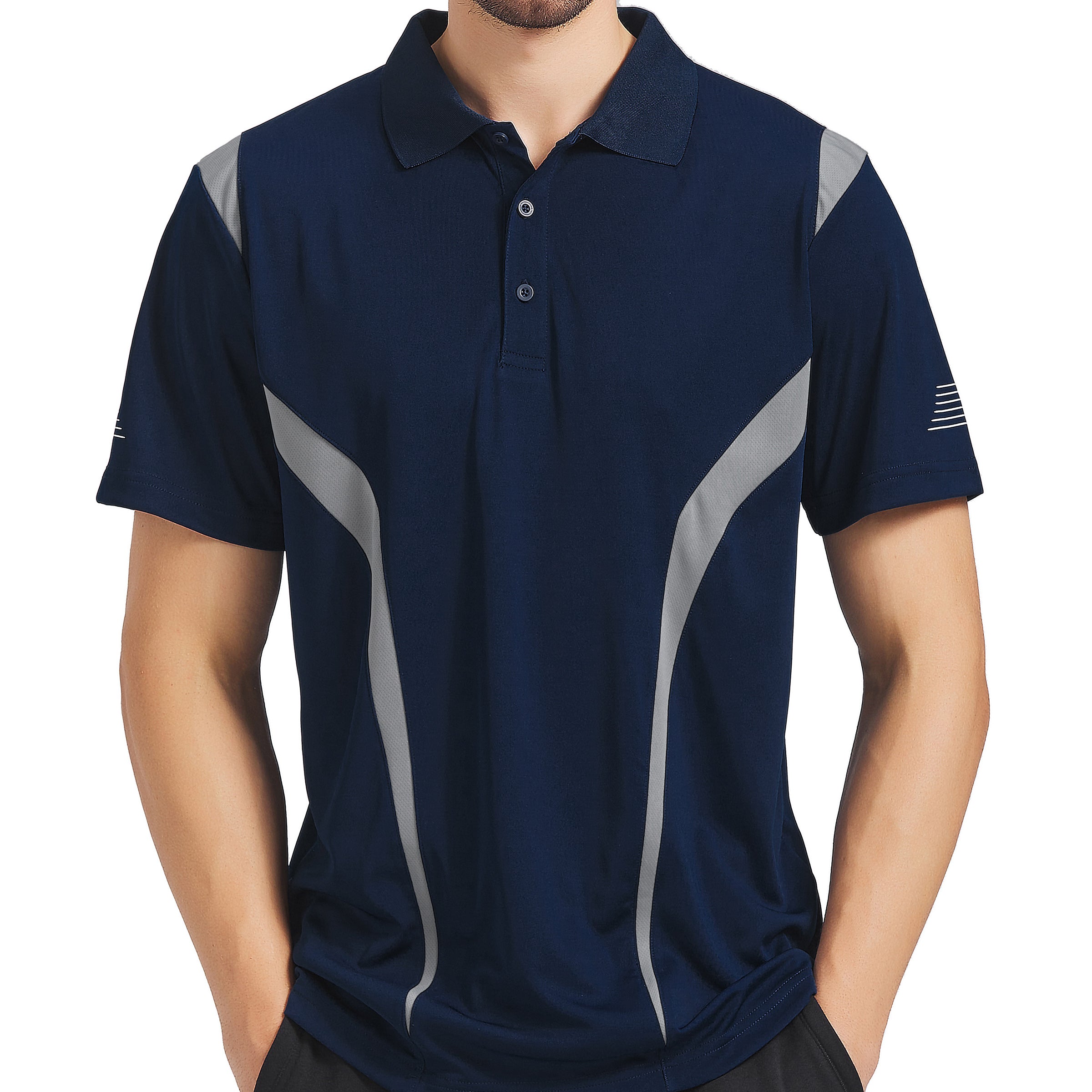 "Custom ISUSI Summit Mens Short Sleeve Hi Vis Polo – Add Your Logo | NS Promo - NS PROMO"
