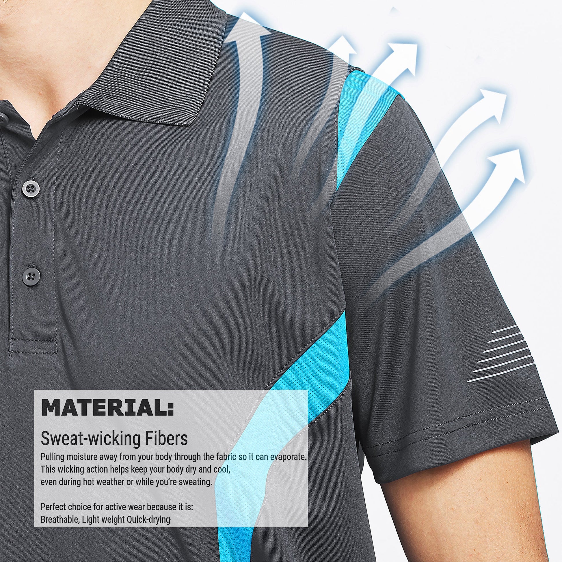 "Custom ISUSI Summit Mens Short Sleeve Hi Vis Polo – Add Your Logo | NS Promo - NS PROMO"