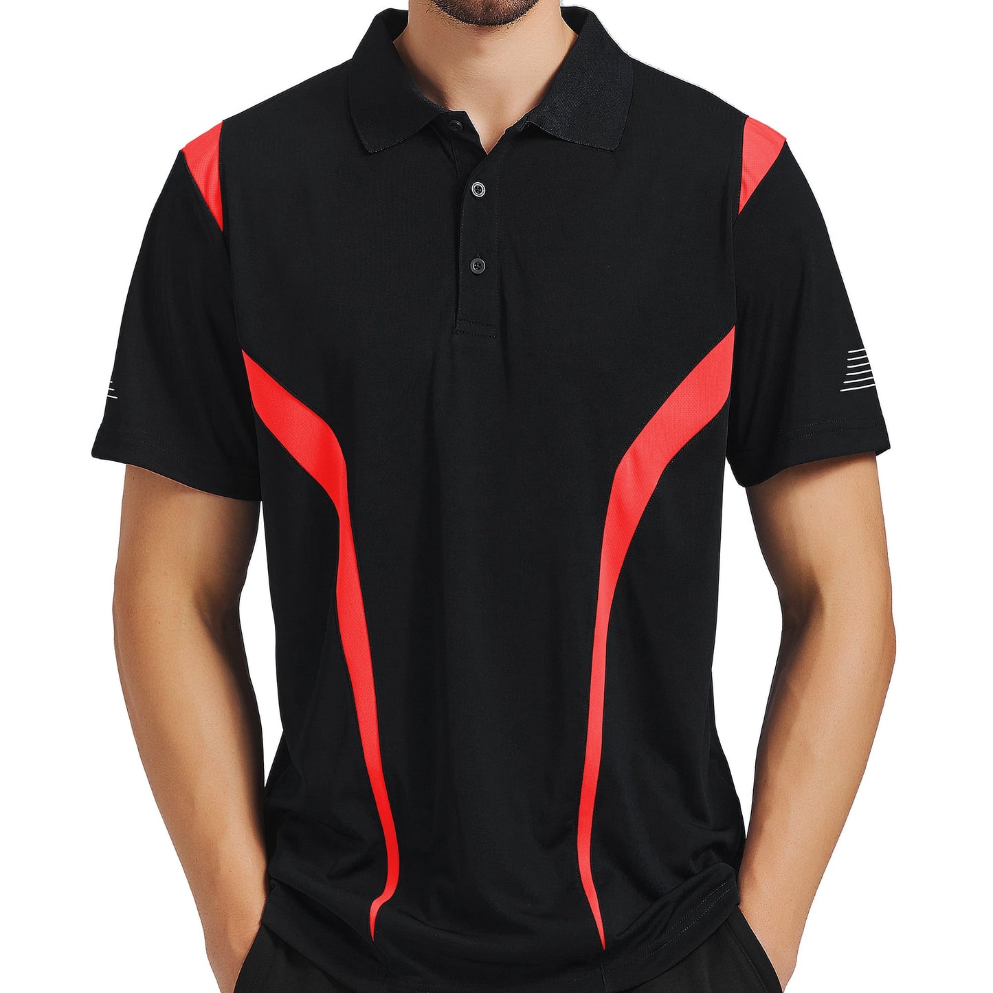 "Custom ISUSI Summit Mens Short Sleeve Hi Vis Polo – Add Your Logo | NS Promo - NS PROMO"