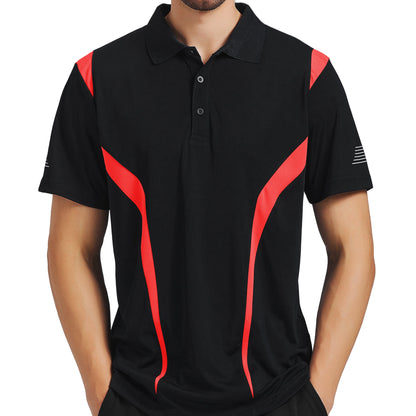 "Custom ISUSI Summit Mens Short Sleeve Hi Vis Polo – Add Your Logo | NS Promo - NS PROMO"