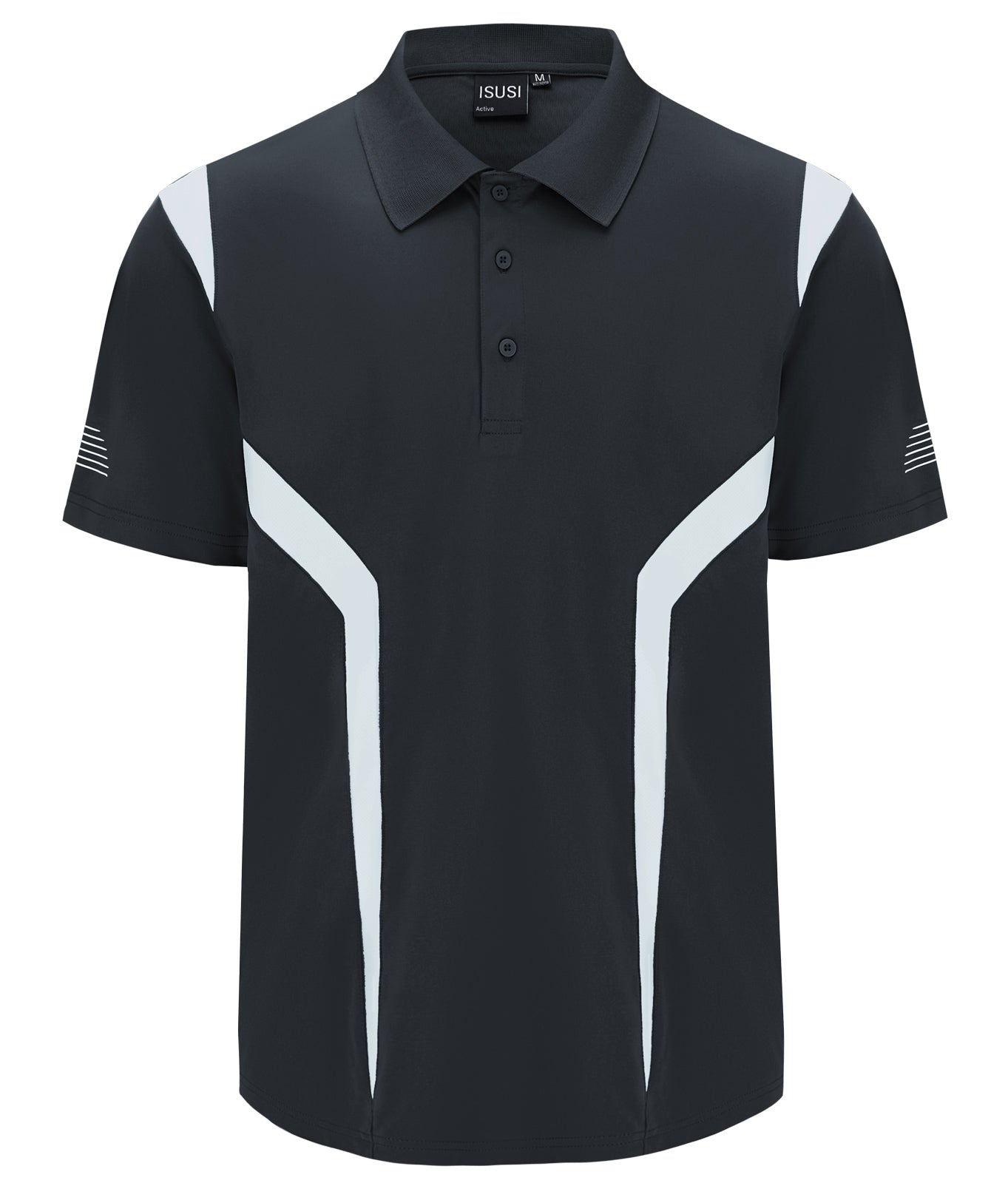 "Custom ISUSI Summit Mens Short Sleeve Hi Vis Polo – Add Your Logo | NS Promo - NS PROMO"