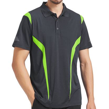 "Custom ISUSI Summit Mens Short Sleeve Hi Vis Polo – Add Your Logo | NS Promo - NS PROMO"