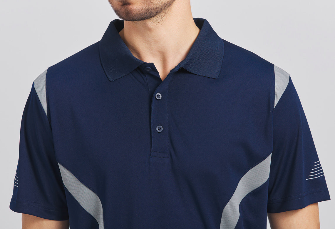 "Custom ISUSI Summit Mens Short Sleeve Hi Vis Polo – Add Your Logo | NS Promo - NS PROMO"