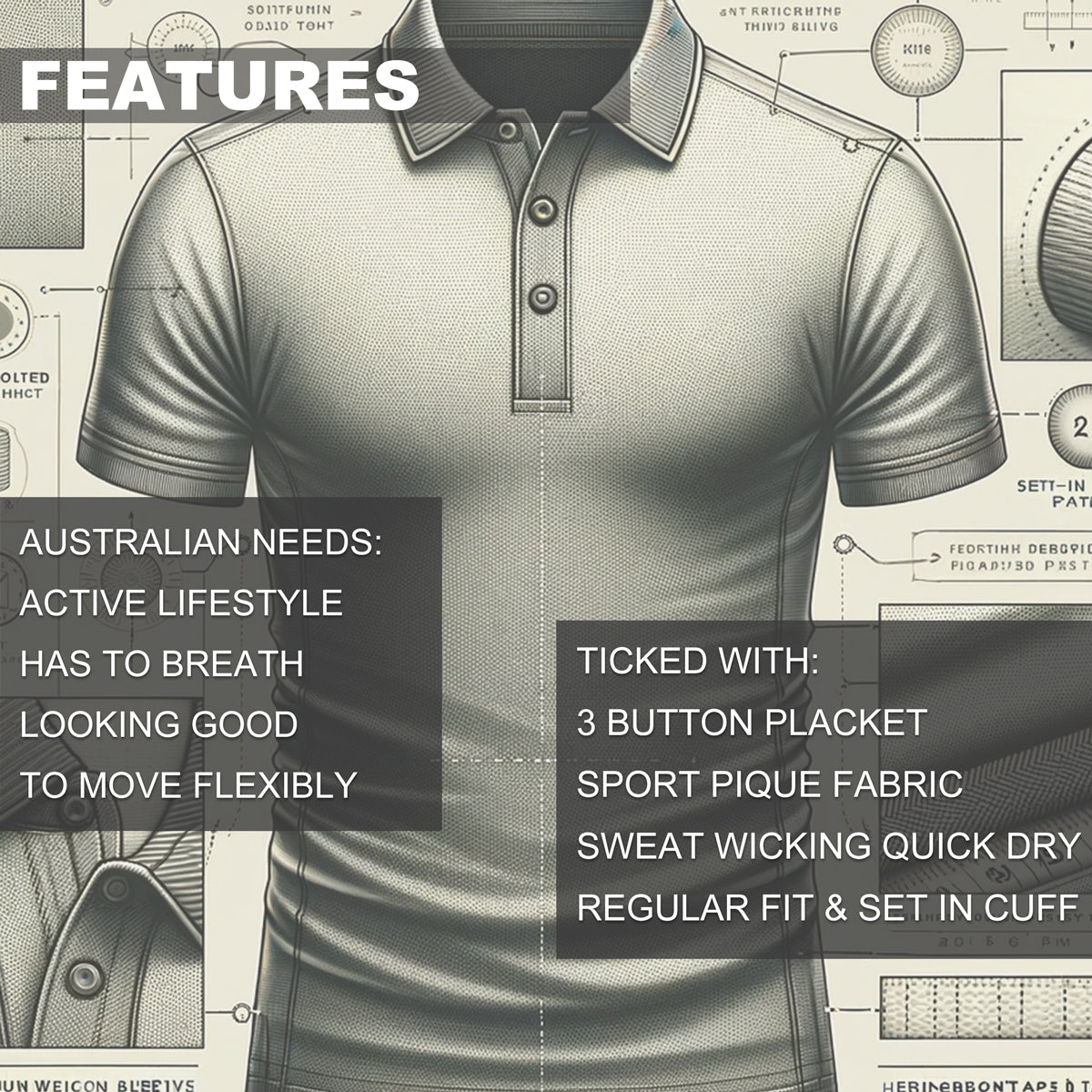 "Custom Big Bee Mens Basic Short Sleeve Polo – Add Your Logo | NS Promo - NS PROMO"