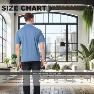"Custom Big Bee Mens Basic Short Sleeve Polo – Add Your Logo | NS Promo - NS PROMO"