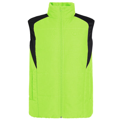 "Custom Hi Vis Puffer Vest Add Your Logo – ISUSI - NS PROMO"