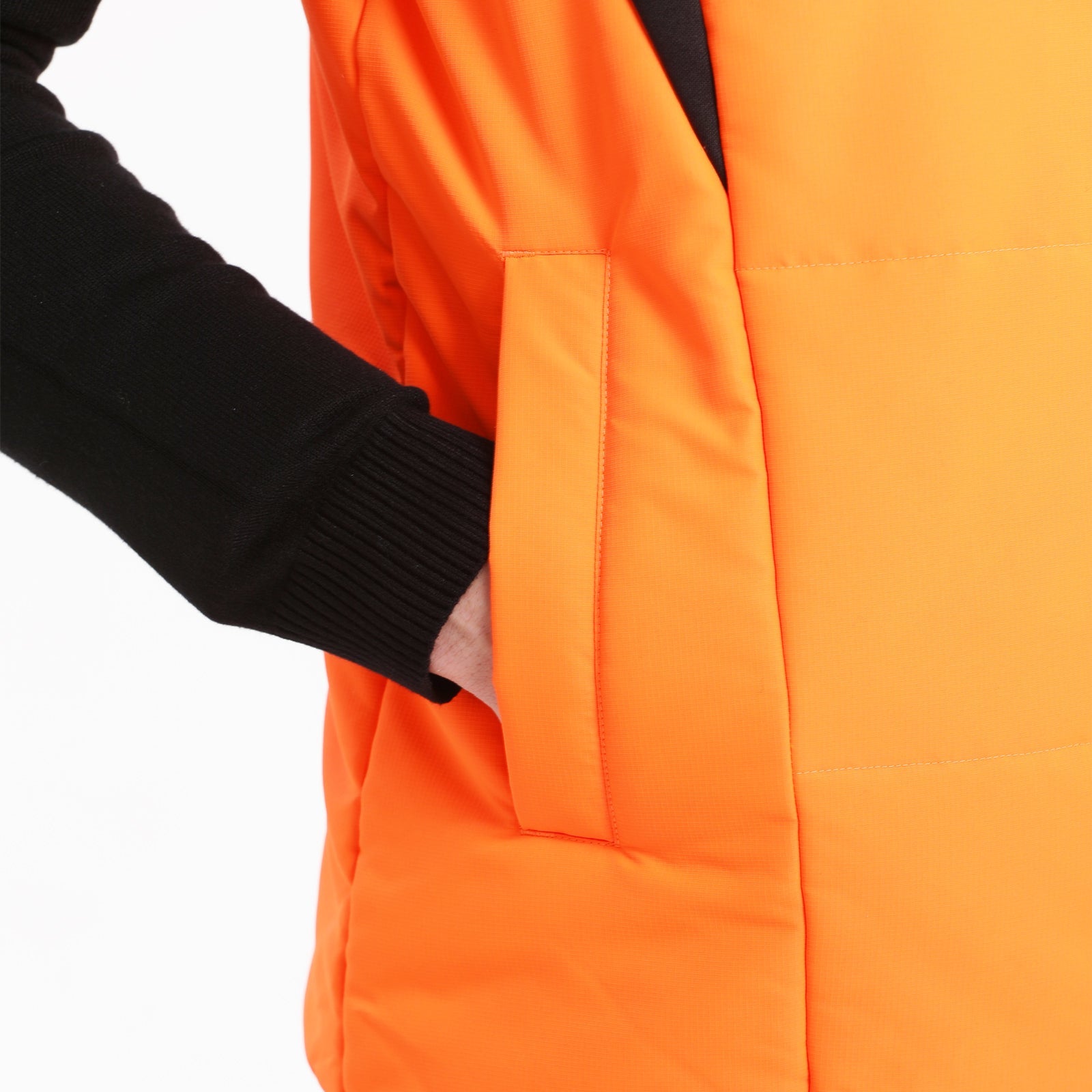 "Custom Hi Vis Puffer Vest Add Your Logo – ISUSI - NS PROMO"