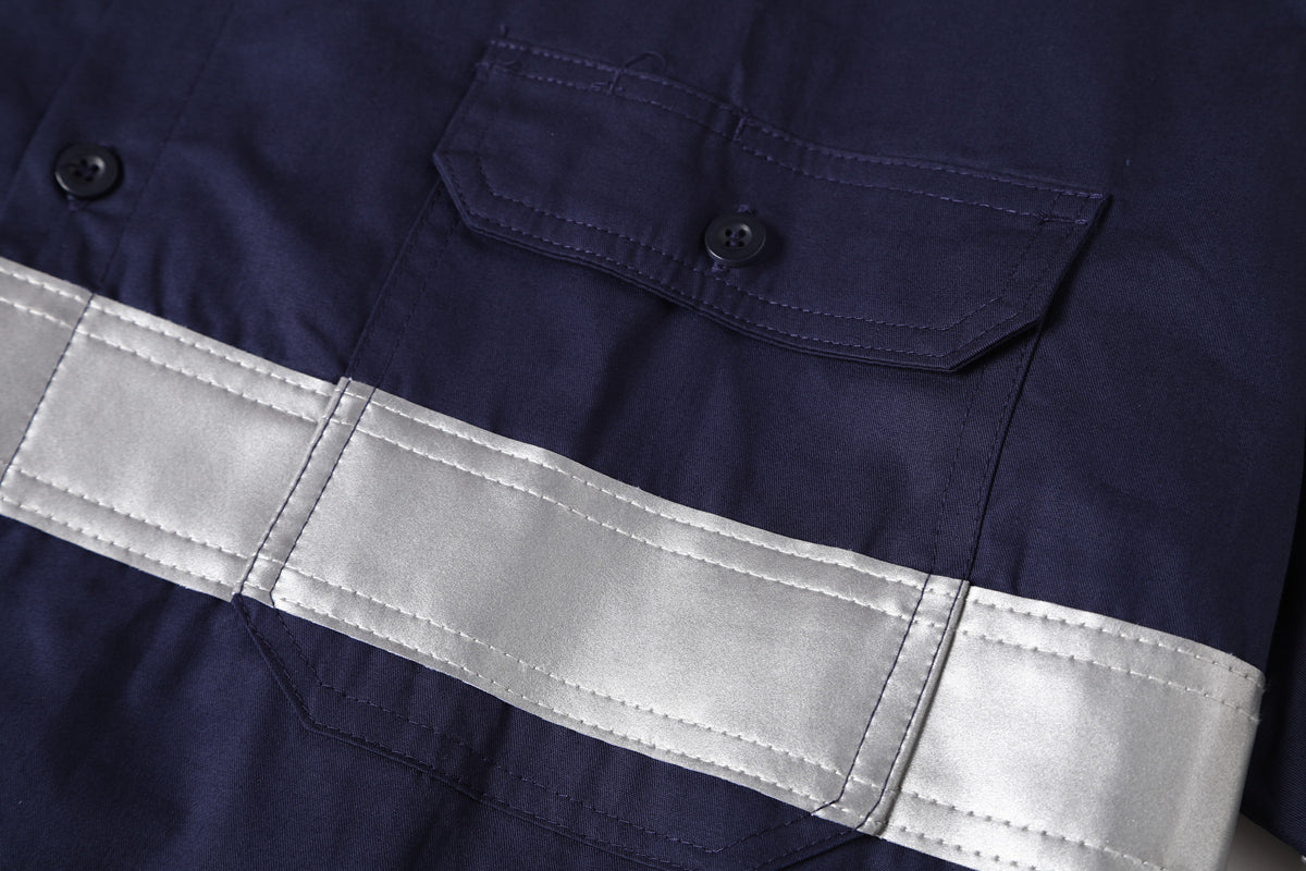 "Custom Mens Hi Vis Lightweight Work Shirt – Logo Printing & Embroidery | NS Promo - NS PROMO"