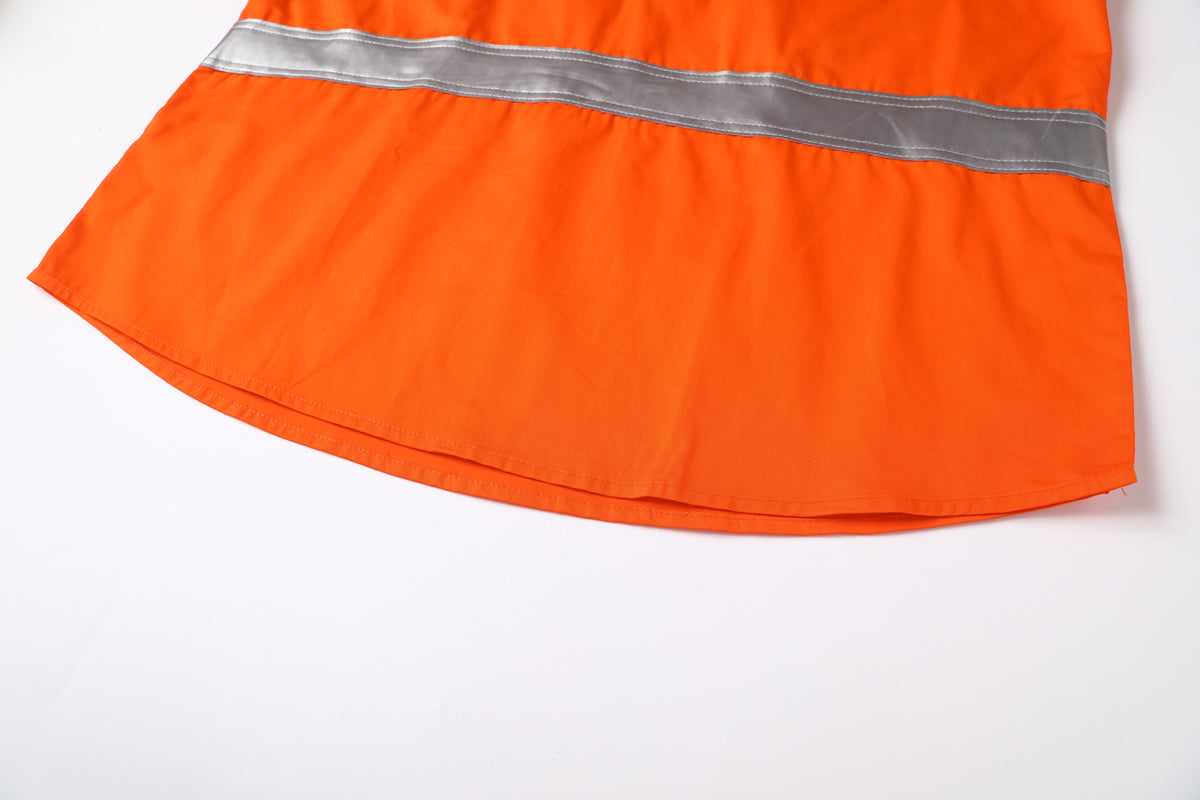 "Custom Womens Hi Vis Closed Front Work Shirt – Add Your Logo | NS Promo - NS PROMO"